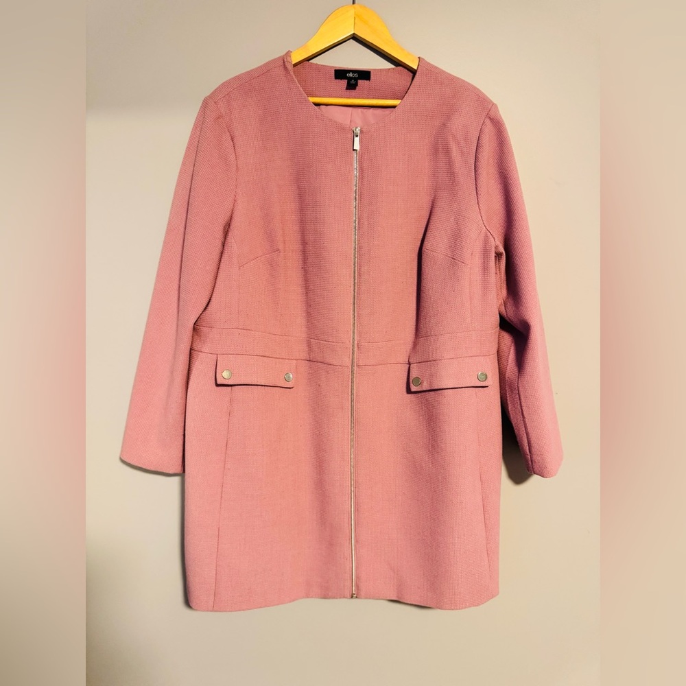Ellos Pink Trench Coat